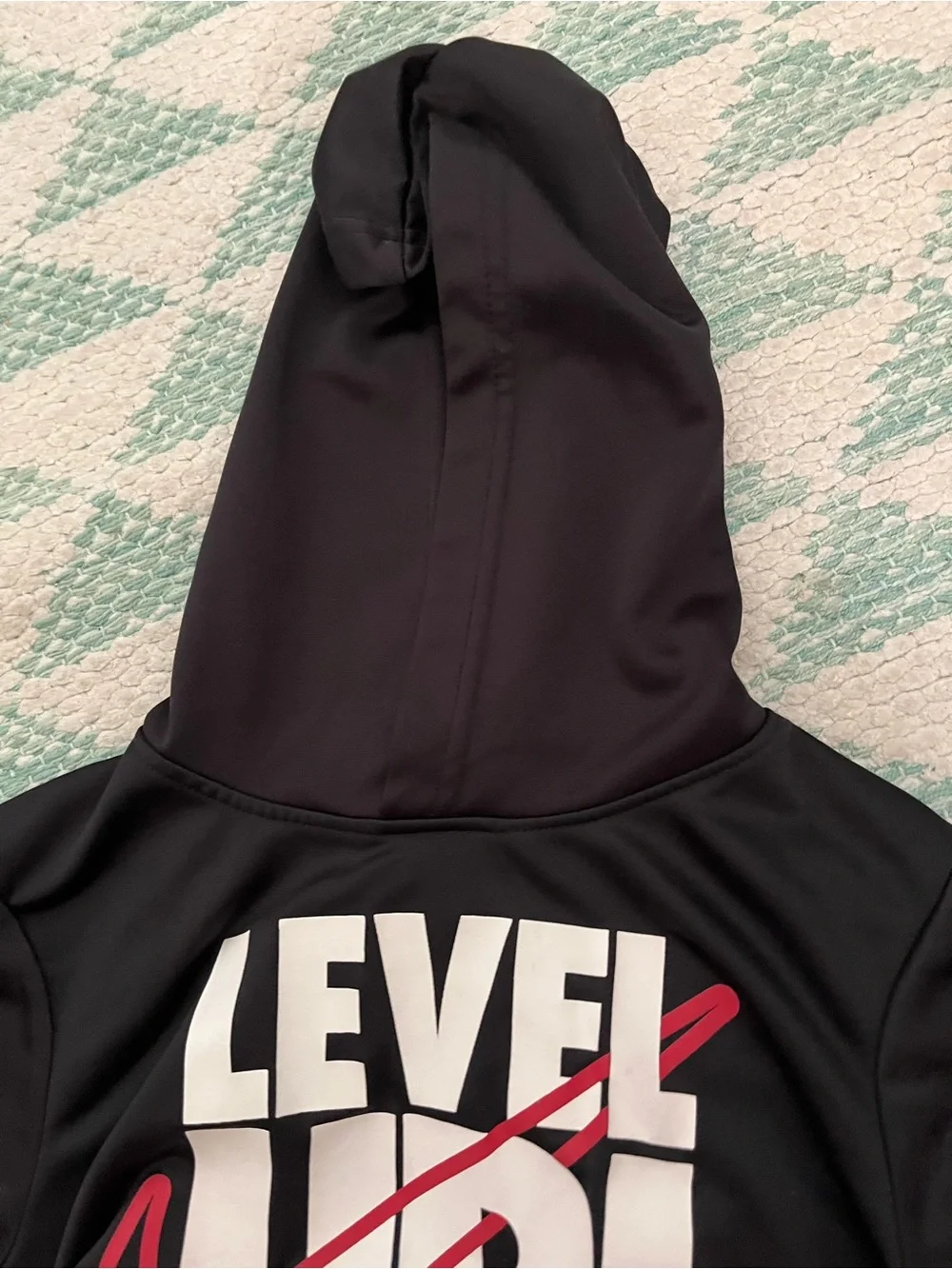 Nike Black Hoodie with White 
